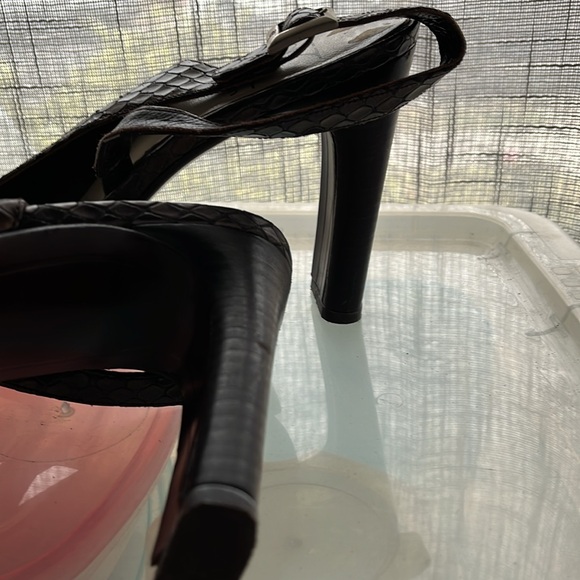 Sling back hi heeled sandals - Picture 3 of 14